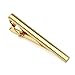 BlingWorld New Durable Men Boys Alloy Gold Plated Tone Simple Necktie Tie Pin Clasp Clip