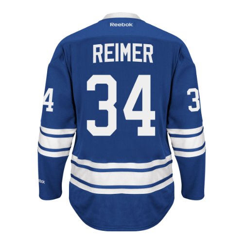James Reimer Toronto Maple Leafs Reebok Premier Replica Alternate NHL Hockey Jersey Size XL