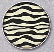 AutoCoaster ~ Zebra ~ Tile Drink Coaster for car cupholder ~ code 323