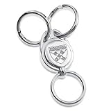 Harvard Business School Sterling Silver Valet Key Ring