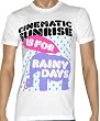CINEMATIC SUNRISE - Elephant Rainy Day - White T-shirt