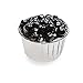 Pleated Baking Cups - 2.1 oz Baking Cups - Muffins, Cupcakes, Mini Snacks - Silver Metallic - Disposable - 200ct Box - Restaurantware