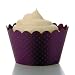Dress My Cupcake Emma Royal Purple Cupcake Wrappers, Set of 12