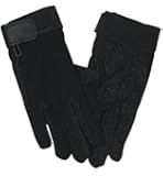 Perri's Adult Cotton Gloves, Black