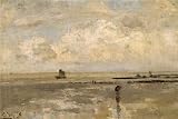 Oil Painting 'Guillaume Vogels - Beach,19th Century', 10 x 15 inch / 25 x 38 cm , on High Definition HD canvas prints is for Gifts And Gym, Kids Room And Kitchen Decoration, discount
