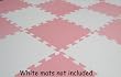 Interlocking Pink Princess EVA Wonder Mats for Flooring and Carpets: 36 piece 12 x 12 x 5/8 Thick