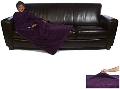 The Ultimate Kids Slanket, The Original Blanket With Sleeves, Super Soft Faux Fur Material, 44x60, With a Foot Pocket