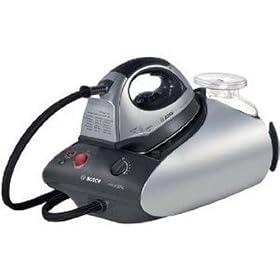 Bosch Professional Plus 2400w Steam Generator Tds2511gb, 110g Shot Of Steam, 4.5 Bar, Permanent Refill Water Tank, Ceramic Soleplate