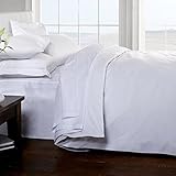 Classic Linens 100% Egyptian Cotton 200 Thread Count Flat Sheet ,white,King