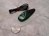 Small/ Mini Turn Signals - Clear Lenses, Carbon Base - Universal Motorcycle Lights - Honda CBR 600rr 1000rr, Suzuki GSXR 600 750 1000, Yamaha YZF R1 R6, Kawasaki Ninja ZX6r ZX9r ZX10r ZX12r ZX14