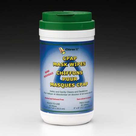 Citrus II CPAP Mask Wipes - 62 Count