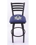 Los Angeles Kings Single-Ring Swivel Bar Stool w/ Back