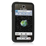 BLACK Soft Rubber Jelly Silicone Skin Cover Case for Samsung Behold T919