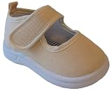 Baby Squeaky Mary Jane Shoes - Wheat (infant to toddler)