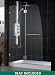 Aqua Lux Shower Door and Left-hand Drain Shower Tray (32x60) Combo. Chrome Frame Finish Door. DL-6332L-01CL