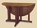 Kitchen & Housewares : 48 inch Round Folding Table, by Achla Designs