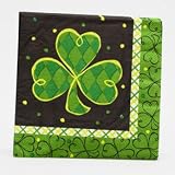 SALE Shamrock Dots Lunch Napkins SALE