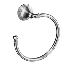  KOHLER K-10557-CP Devonshire Towel Ring, Polished Chrome