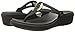 crocs Women's Sanrah Circle Sandal, Black/Graphite, 9 B(M) US