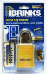 Hampton Prod #101-45091--3-18 45mm Brass Match Padlock