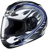 HJC CL 15 CL15 SESSION MC2 BLACK FLAT/BLUE/WHITE MOTORCYCLE Full-Face-Helmet