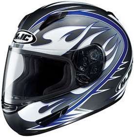 HJC CL 15 CL15 SESSION MC2 BLACK FLAT/BLUE/WHITE MOTORCYCLE Full-Face-Helmet