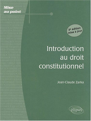 Introduction au droit constitutionnel