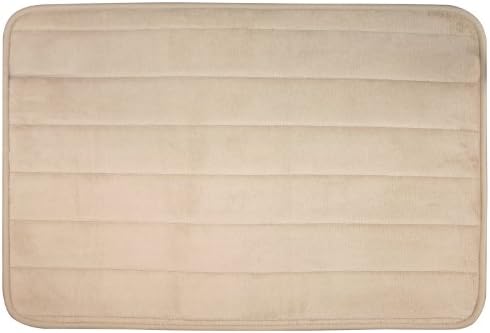 DuraGood® Premium Microfiber Eco-Friendly Memory Foam Bath Mat (17" x 24") Taupe