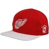 Mitchell & Ness Detroit Red Wings Red-White Two-Tone Snapback Adjustable Hat