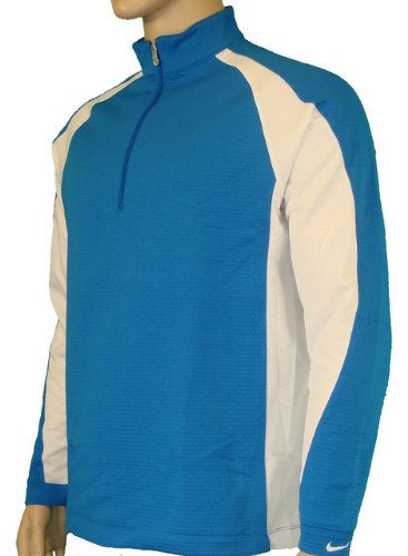 Nike Golf Men’s Therma Fit Half Zip jacket shirt Royal Blue