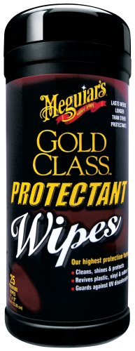 Meguiars G11500 Gold Class Protect Wipes 25 count pack of 6