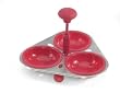 William Bounds Sili Triple Egg Poacher, Red