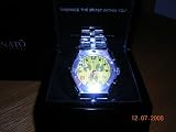 Renato Mens Wilde-beast Yellow Chronograph Stainless Steel Watch
