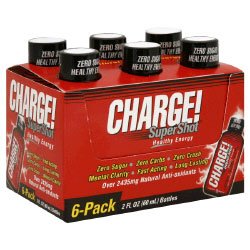 Charge! Super Shot-Labrada Healthy Natural Energizer, (2 Packs) 2oz 6 Packs by Breakfast Bars
