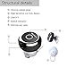 Ecandy Smallest Mini Bluetooth 4.0 In Ear Headset Earbud Earphone Earpiece Headphones Handsfree with Mic For iPhone 6,5S,iPad, iPod,MacBook Air,Sumsung Galaxy S5,S6, HTC One (M8),Tablets,Black