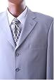 Men`s Single Breasted 4 Button Gray Dress Suit, CLEARANCE!!!