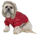Fashion Pet Quilted Dog Parka, Red, X-Small
