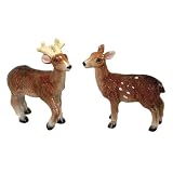 J Willfred Deer Salt Pepper Pair
