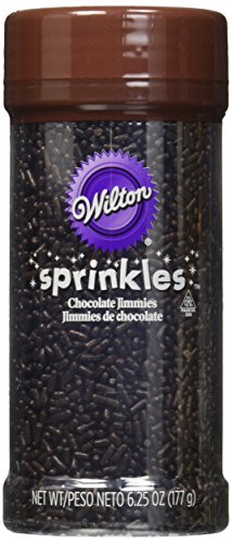 Wilton 710-168 Chocolate Jimmies Food Decorative, 6.25-Ounce
