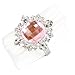 3 X Wedding Pink Gem Napkin Ring