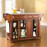 Crosley Furniture Alexandria Solid Granite Top Kitchen Island in Classic Ch ....