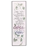 Inspirational Wall Decor: Life isn't about... Quote Wall Plaque, Made in USA