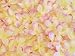Silk 4-Petal Flowers Confetti (400 flowers per bag) - Yellow/Pink