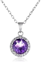 Sterling Silver 8mm Pendant Necklace