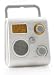Aquabourne FM Bath / Shower Radio, can be used as an MP3 speaker. Built in stand can also reversed for use as a hook