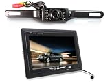 Produkt-Bild: 7 Zoll TFT LCD Monitor und R&uuml;ckfahrkamera mit Fernbedienung f&uuml;rs Auto CMOS 135 Grad