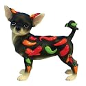 Chihuahua Figurine- Chili Peppers, 3.75"