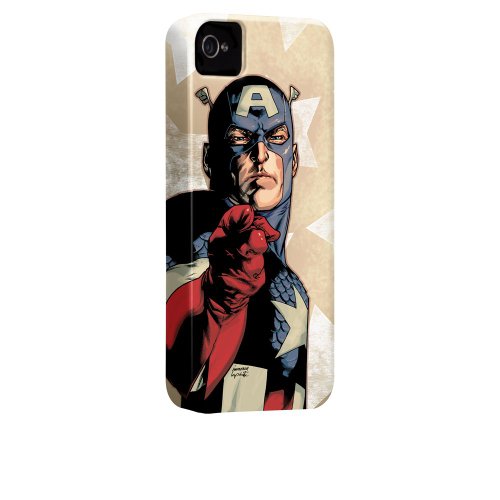  iPhone 4 / 4S Barely There Case - Captain America - Justice
