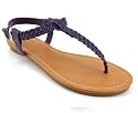 BASKETWEAVE THONG SANDAL