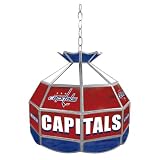 NHL Washington Capitals stained glass Tiffany lamp - 16-inch
